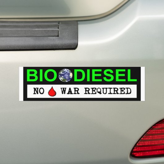 Bio Diesel Autoaufkleber (Auf Auto)