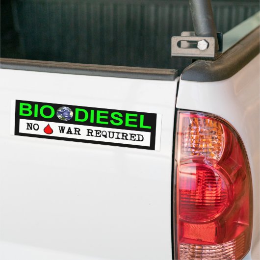 Bio Diesel Autoaufkleber (Auf Lkw)