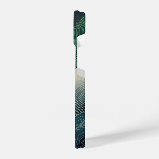 Bio Durchfluss und Kontakt _ iPhone Gehäuse iPhone Hülle (Linke Seite)