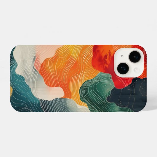 Bio Durchfluss und Kontakt _ iPhone Gehäuse iPhone Hülle (Rückseite (Horizontal))