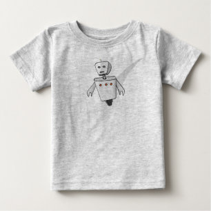 Bio Durchgehen-Roboter-Bodysuit (Skizze) Baby T-shirt