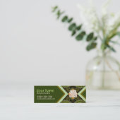 Bio Earth Art Mini-Visitenkarte Mini Visitenkarte (Stehend Vorderseite)