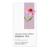Bio Echinacea-Tee-Label (Vorne)