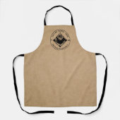 Bio Eierhof Rustikaler Hühnerbetrieb Schürze (Vorderseite)