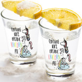 Bio Einhorn Pee Fun Unicorn Schnapsglas