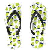 Bio Erdbeeren im Sommer nebgrün Badesandalen (Fußbett)