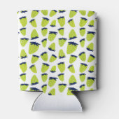 Bio Erdbeeren im Sommer nebgrün Dosenkühler (Rückseite)