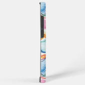 Bio Federstruktur mit fließenden Wellenformen Samsung Galaxy Hülle (Rechte Seite)