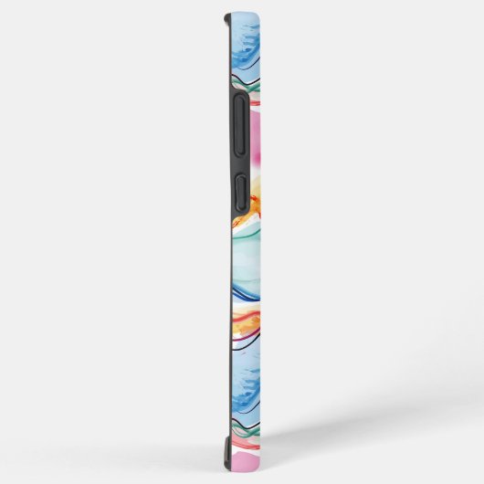 Bio Federstruktur mit fließenden Wellenformen Samsung Galaxy Hülle (Rechte Seite)