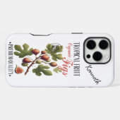 Bio Feigen im tropischen Garten iPhone Hülle (Rückseite (Horizontal))
