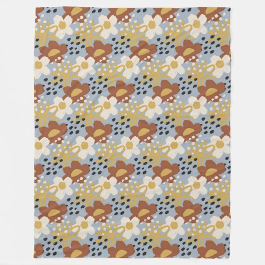 Bio Flor Fleecedecke (Vorderseite)