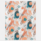 Bio Flor Fleecedecke (Vorderseite)