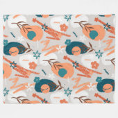 Bio Flor Fleecedecke (Vorderseite (Horizontal))