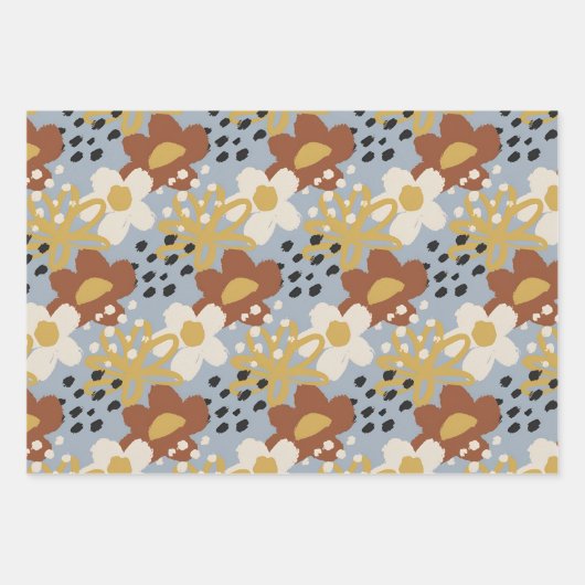 Bio Flor Geschenkpapier Set (Vorderseite 2)