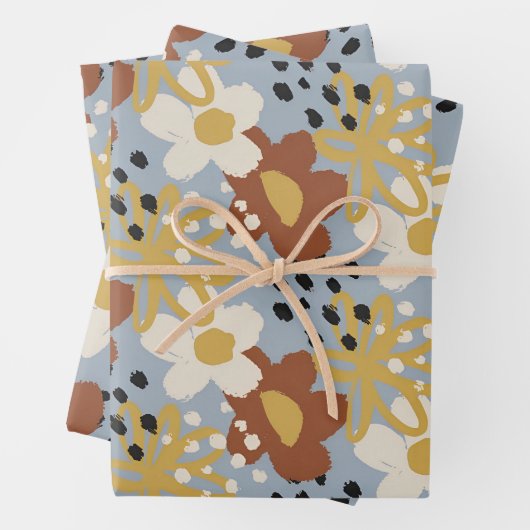 Bio Flor Geschenkpapier Set (Beispiel)