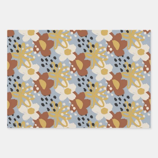 Bio Flor Geschenkpapier Set (Vorderseite)