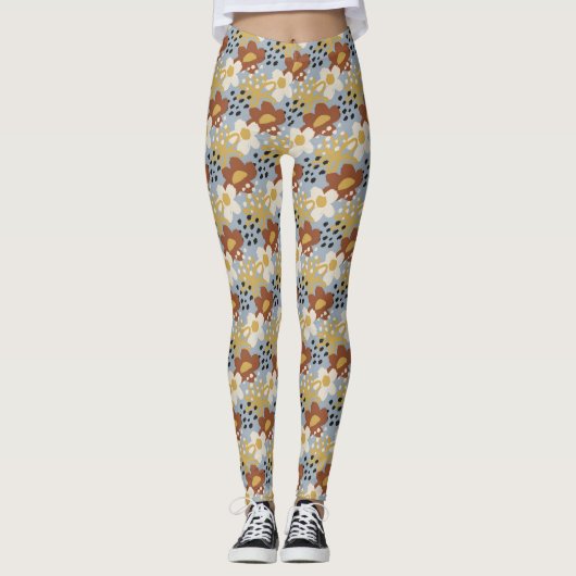 Bio Flor Leggings (Vorderseite)
