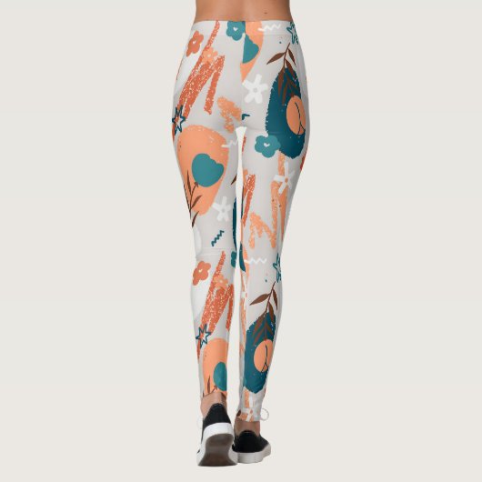 Bio Flor Leggings (Rückseite)