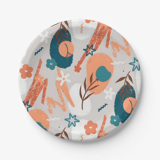 Bio Flor Pappteller (Vorderseite)