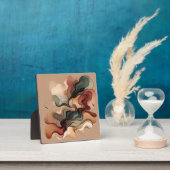 Bio Fluss Abstrakt Art - Erdtonsymmetrie Fotoplatte (InSitu)