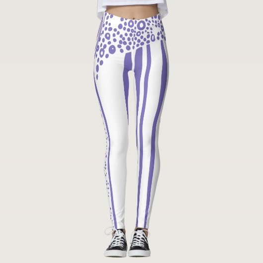 Bio Fluss modern rustikal Leggings (Vorderseite)