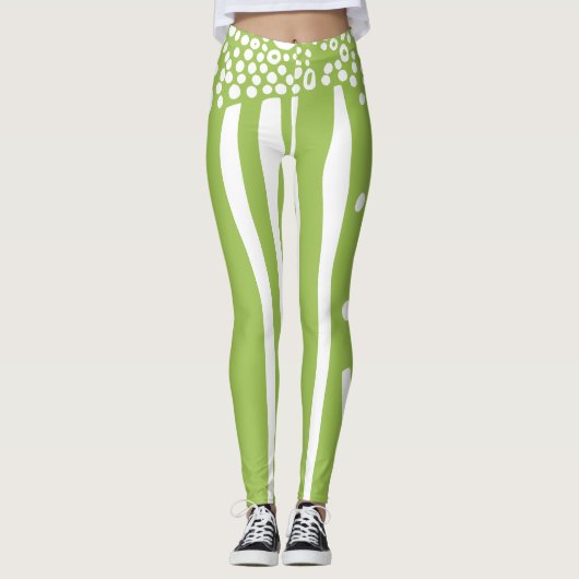 Bio Fluss modern rustikal Leggings (Vorderseite)
