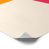 Bio Form  Handzeichnung Moderne Kunst 3 Poster (Ecke)