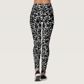 Bio Formen Abstrakt 240822 Leggings (Rückseite)