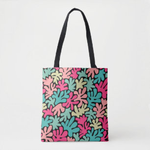 Bio Formen Abstrakt 240822 - Schwarzweißfarben Tasche