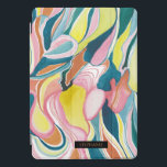 Bio Formen Abstrakte Farben iPad Pro Cover<br><div class="desc">Schützen Sie Ihr iPad mit diesem einzigartigen Aquarell. Dieses Design zeichnet sich durch ein wunderschönes handgemaltes,  abstraktes Aquarell-Gemälde aus. Sie können den Text mit Ihrem Namen anpassen. ©2020 Eun Mi Kim</div>