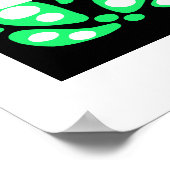 Bio Formen abstrakter Fluss Poster (Ecke)