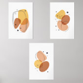 Bio Formen Bilderwand Sets (Vorderseite)