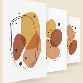 Bio Formen Bilderwand Sets