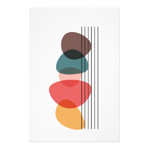 Bio Formen künstlerische Moderne Komposition Fotodruck