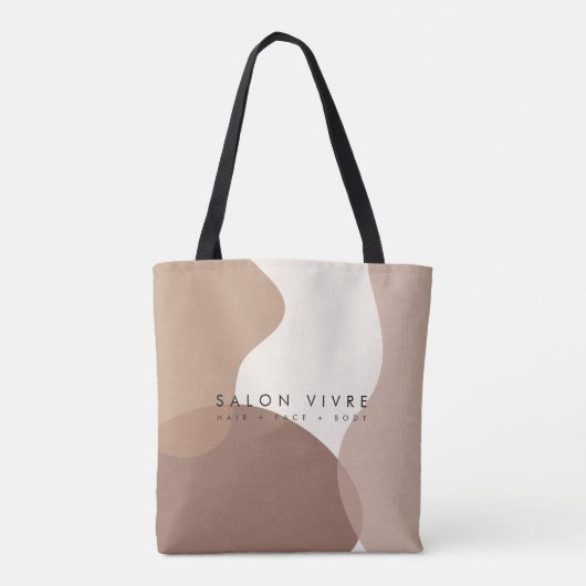 Bio Formen Minimalistische Tote Bag Tasche (Rückseite)