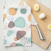 Bio Formen, modern, nahtlos Geschirrtuch (Viertel Falte)