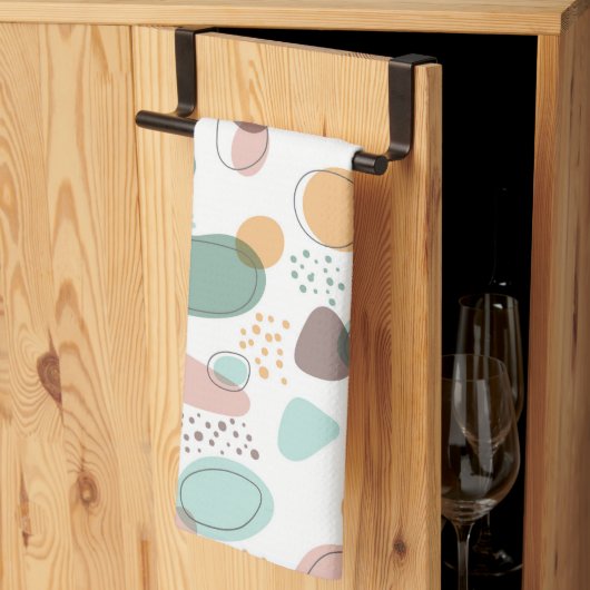 Bio Formen, modern, nahtlos Geschirrtuch (Drittel gefaltet)