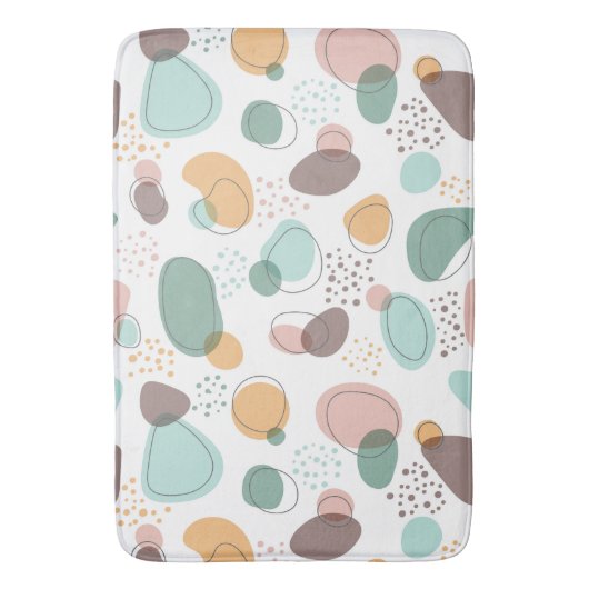 Bio Formen nahtlos Badematte (Vorderseite Vertikal)