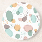 Bio Formen nahtlos Getränkeuntersetzer (Vorne)