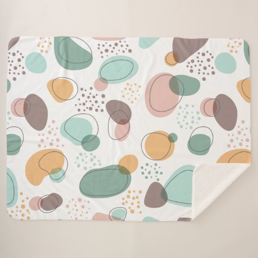 Bio Formen nahtlos Sherpadecke (Vorderseite (Horizontal))