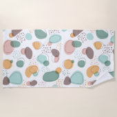 Bio Formen nahtlos Strandtuch (Vorderseite)