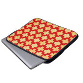 Bio Formen naiv mit goldenen Kreuzen oder Laptopschutzhülle (Vorne Knopf)