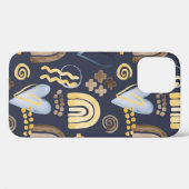 Bio Formen naiv mit Regenbogen, Herz.  Case-Mate iPhone Hülle (Rückseite (Horizontal))