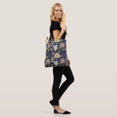 Bio Formen naiv mit Regenbogen, Herz.  Tasche (Am Model)