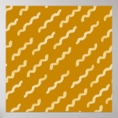 Bio Formen naives Muster. Abstrakte Wasserfarbe Poster (Vorne)