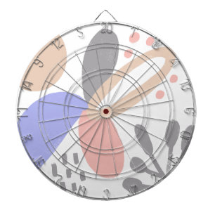Bio Formen Sonnenblumenmuster Dartscheibe