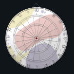 Bio Formen Sun Blob Kunstmuster Dartscheibe<br><div class="desc">Entworfen von Dream Big Digital Design</div>