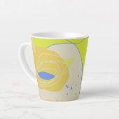 Bio, fruchtiges Design Milchtasse (Linke Ecke)