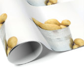 Bio Frühkartoffeln Geschenkpapier (Rolleneckpunkt)