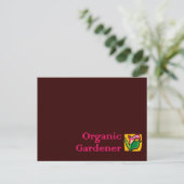 Bio Gardener - Calla Lilies Postkarte (Stehend Vorderseite)